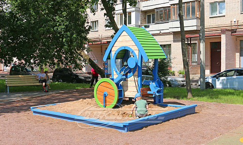 Интерактивный игровой комплекс с песочницей Хоббиты РК-25.  �3